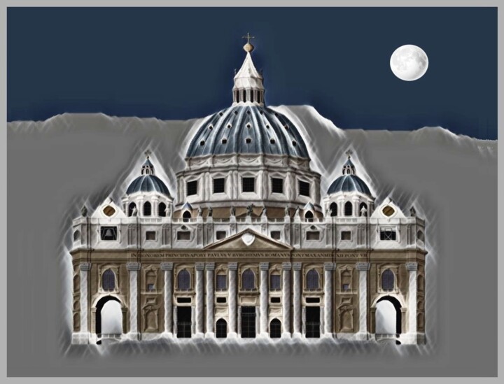 Basilica di San Pietro 数字艺术