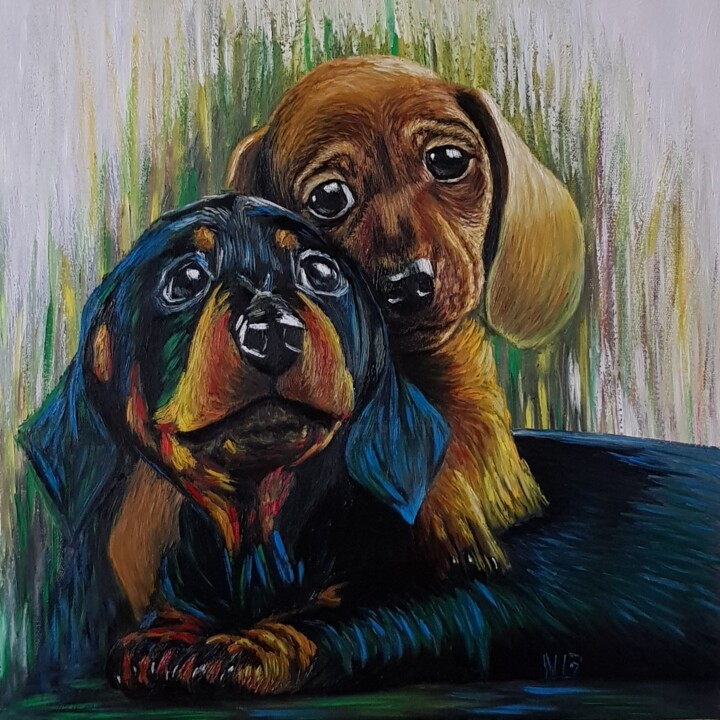 绘画,  19.7x19.7 in 