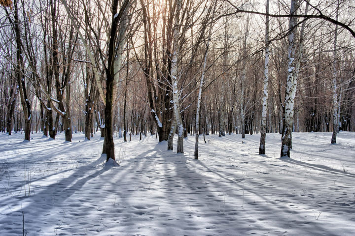 Fotografie getiteld "Тени исчезают в пол…" door Evgeniy Cherkun, Origineel Kunstwerk, Digitale fotografie