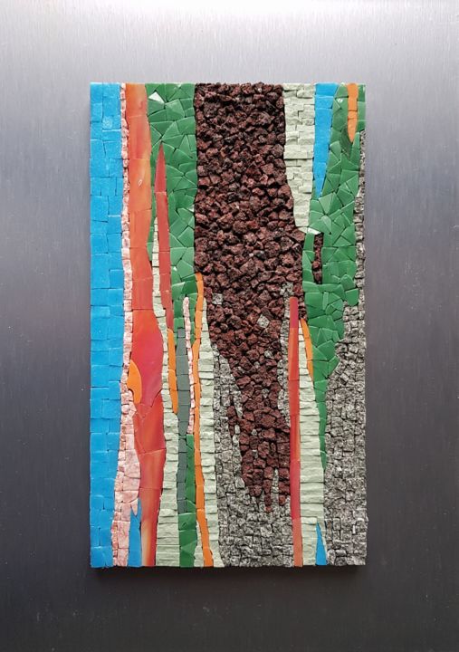 Presqu'un eucalyptus 雕塑, 9.8x5.7 in