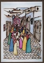 Pintura titulada "Chaara Mohammed" por México, Obra de arte original