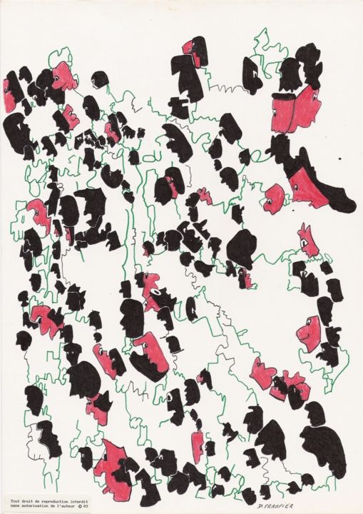 People 图画, 11.7x8.3 in