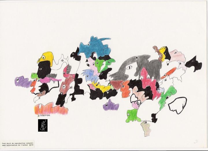 图画,  8.3x11.7 in 