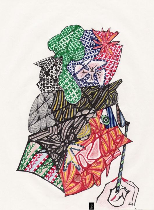 Madame 图画, 11.7x8.3 in