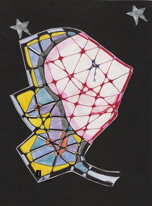 图画,  11.7x8.3 in 