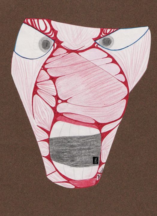 Le cri 图画, 11.7x8.3 in