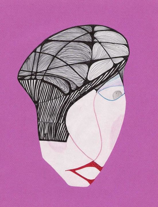 Melle Maude 图画, 11.7x8.3 in