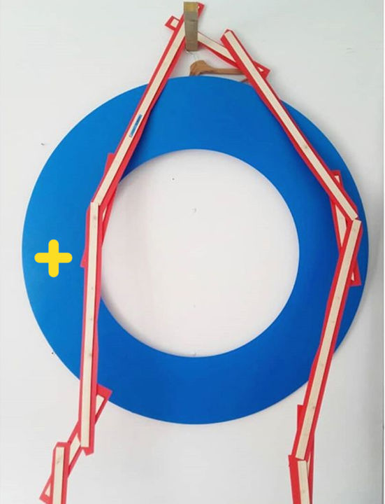 Installation domestique 雕塑, 59.1x51.2 in