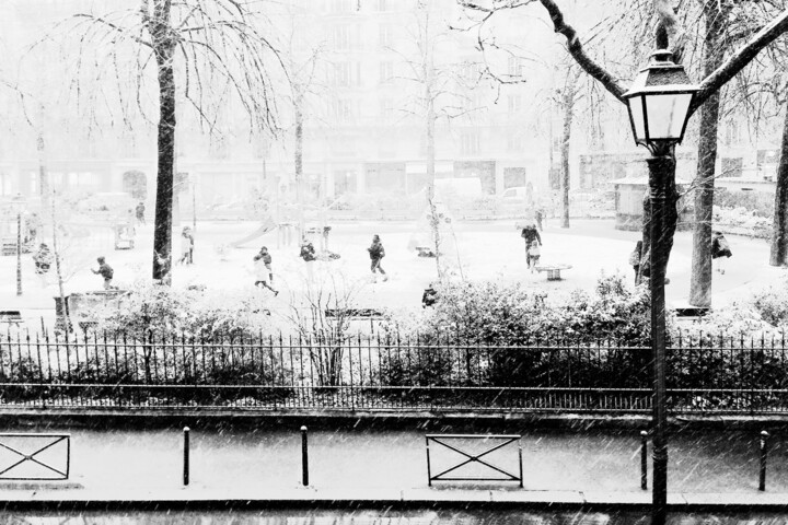 摄影 标题为“" Snowy day "” 由Jacqueline Giudicelli, 原创艺术品, 数码摄影
