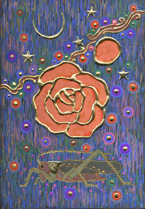 绘画,  7.1x5.5 in 