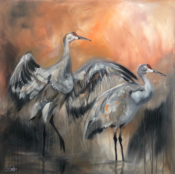 绘画,  35.4x35.4 in 