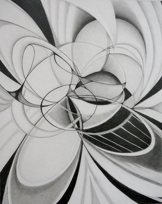 Hommage aux automatistes 图画, 19.7x15.8 in