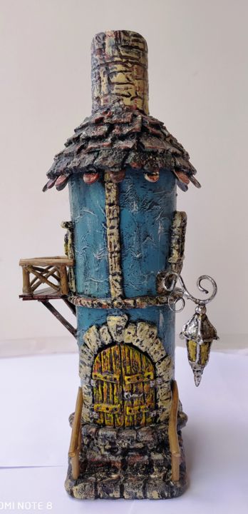 Sculptuur getiteld "Middle Ages" door Carpe Diem453, Origineel Kunstwerk, Glas