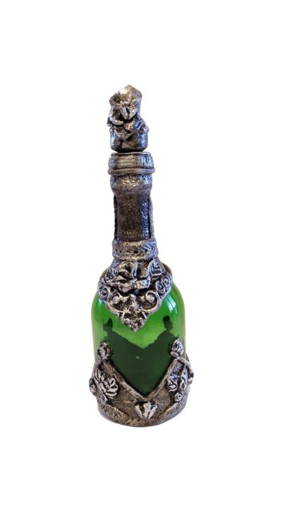Sculptuur getiteld "Σμάραγδος" door Carpe Diem453, Origineel Kunstwerk, Glas