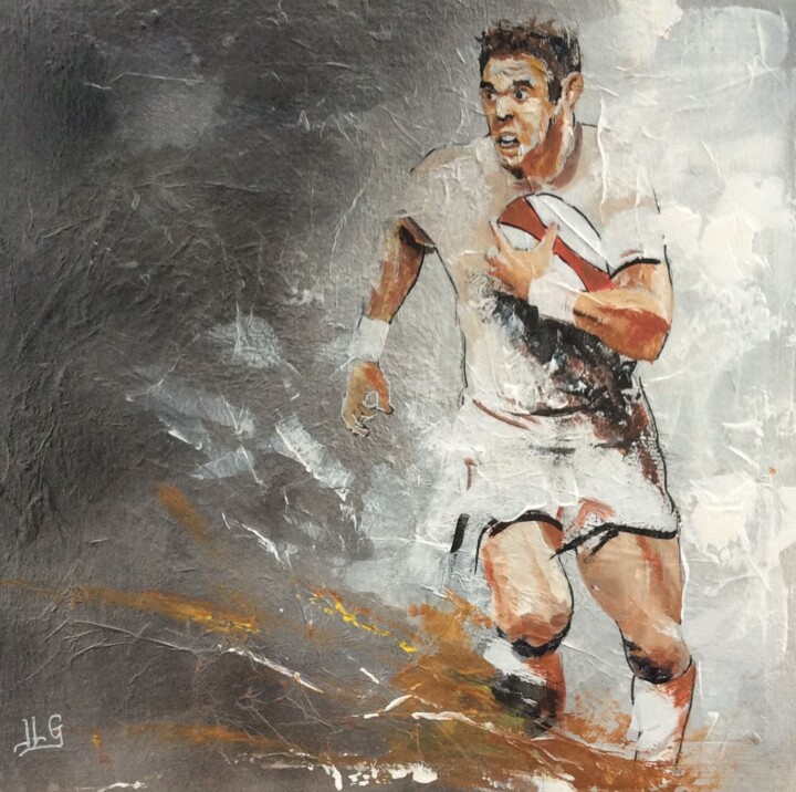 Rugby 11 绘画, 11.8x11.8 in