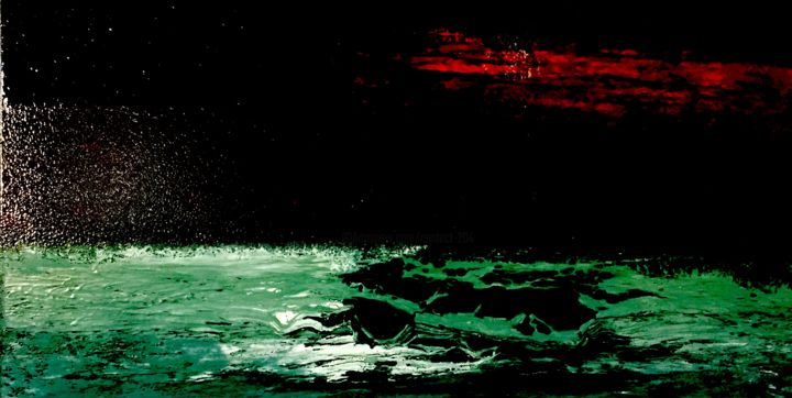 Seas at night 绘画