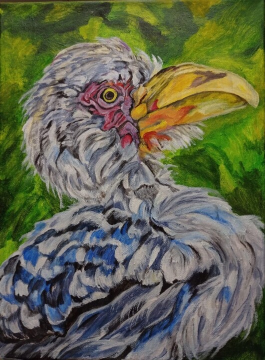 важная птица 绘画, 15.8x11.8 in