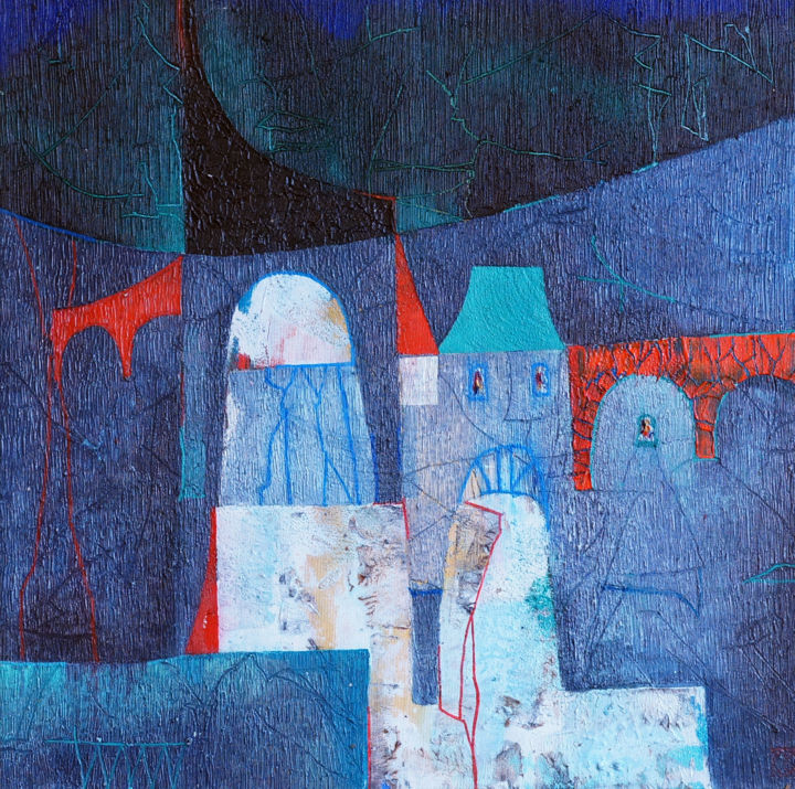 绘画,  19.7x19.7 in 
