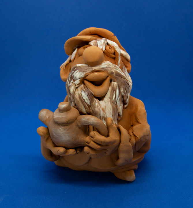 Sculpture "Tea ceremony" 雕塑, 4.3x3.7 in
