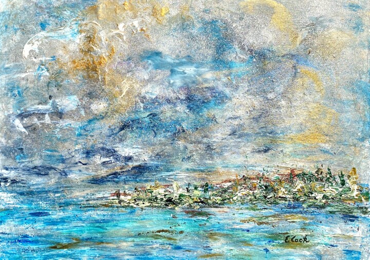 Peinture intitulée "Not Long Ago Not Fa…" par Elisa Cook Benbassat Bassat, Œuvre d'art originale, Acrylique