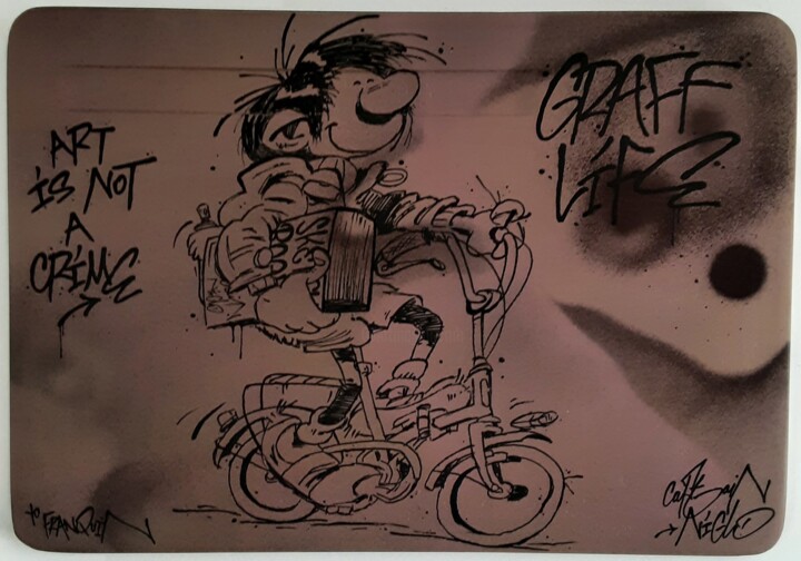 Gaston Graff Life 绘画, 13.8x19.7 in