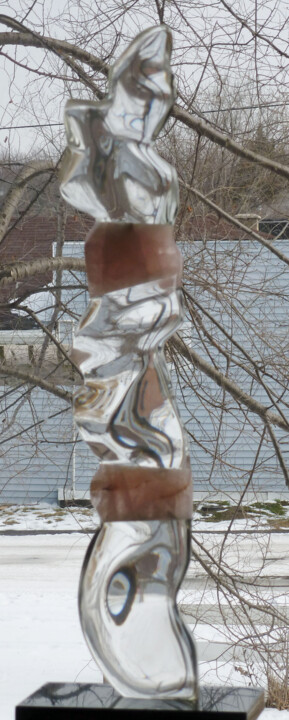 Transparent Self 雕塑, 28x5.9 in