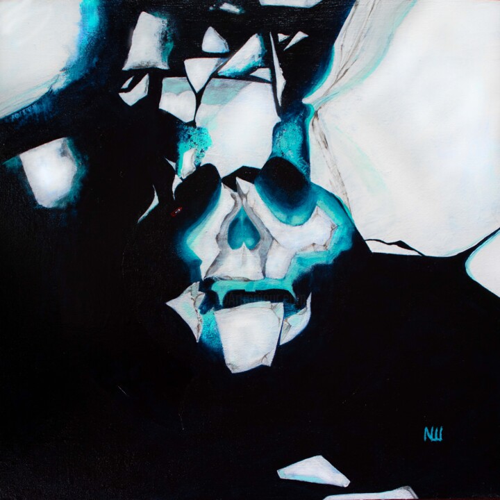 Arctic Skulls 绘画, 23.6x23.6 in
