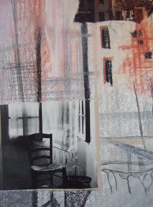 Attente Collages, 16.5x11.4 in