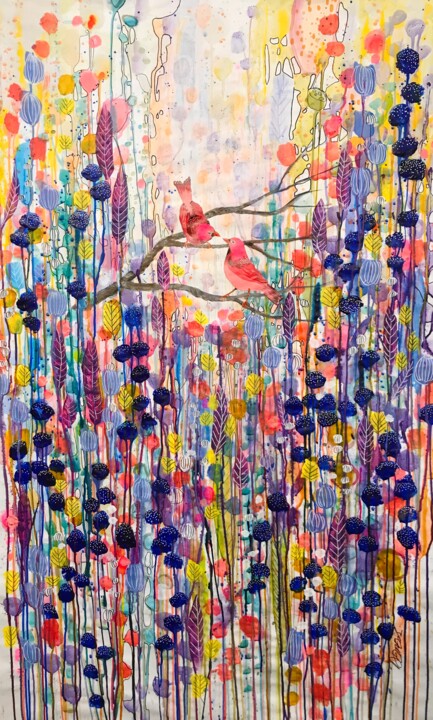 les roselins 绘画, 50x35 in