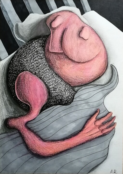 Deep sleep 图画, 11.7x8.3 in