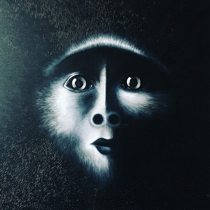 Monkey.0 绘画, 39.4x39.4 in