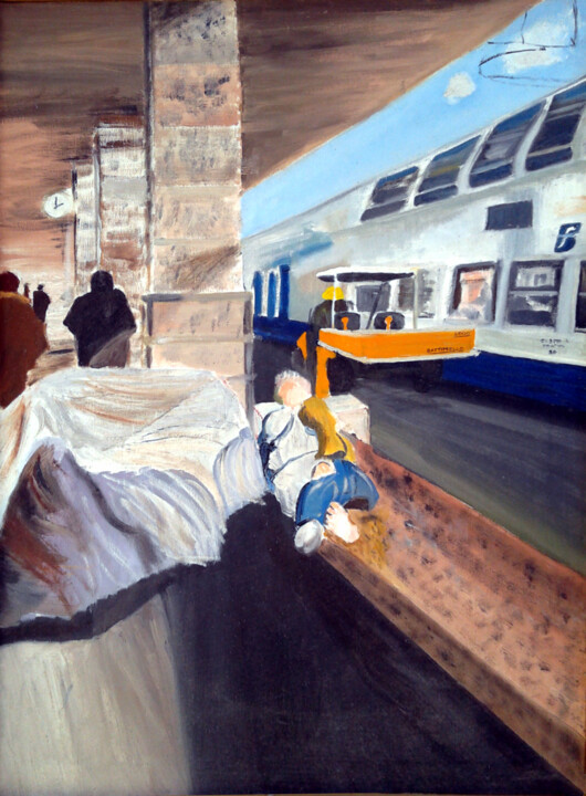 SENZA VOLTO 绘画, 27.6x19.7 in