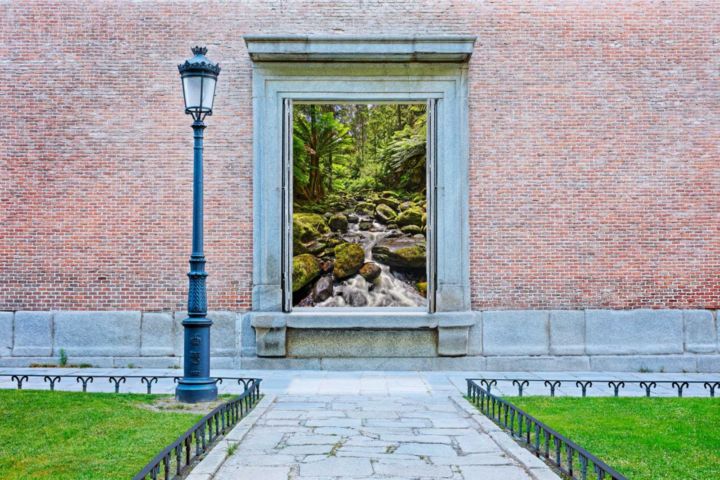 Digital Arts titled "Window to the Otway…" by Fernando Paramio Alamillo, Original Artwork, Photo Montage