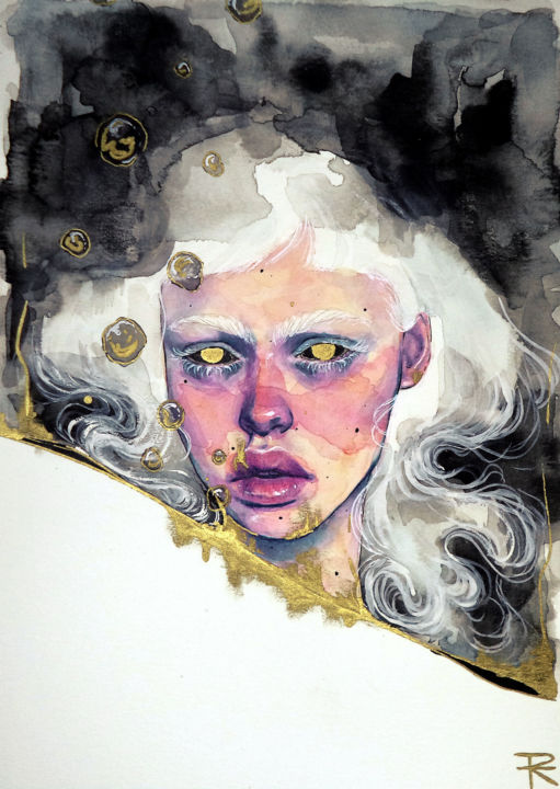 HUNDIDA 绘画, 11.2x8 in