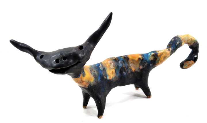 CAT XXI 雕塑, 5.5x3.9 in
