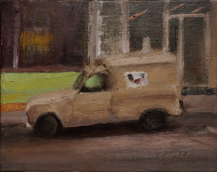 4L fourgonette 绘画, 8.7x10.6 in