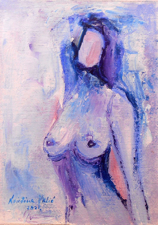绘画,  7.1x5.1 in 