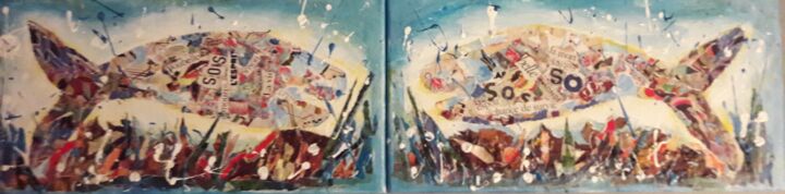绘画,  7.9x31.5 in 