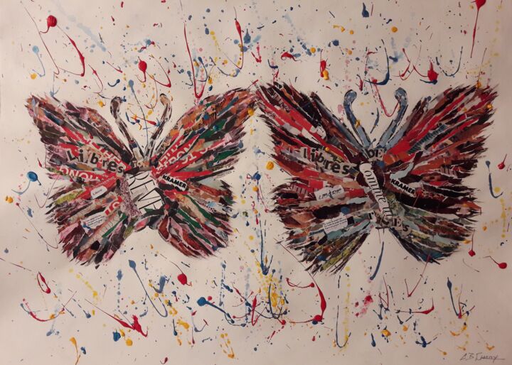 LIBRES COMME L'AIR II 拼贴, 22.1x29.9 in