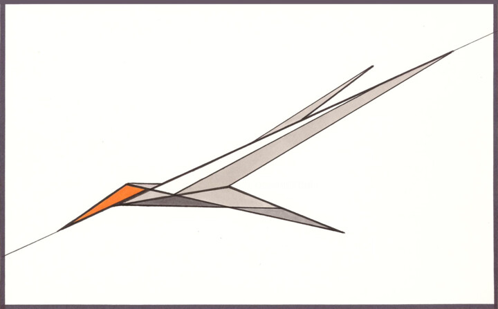Bird No2 图画, 6.1x9.8 in