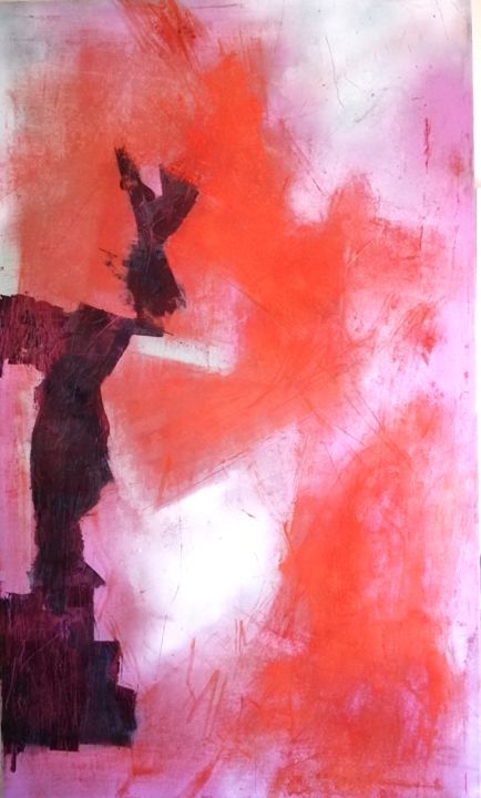 绘画,  86.6x55.1 in 