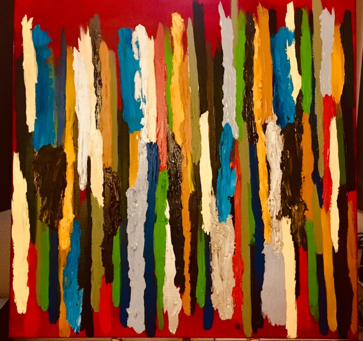 Painting titled "Read Between the li…" by Ma Lovelie Albarracin, Original Artwork, Acrylic
