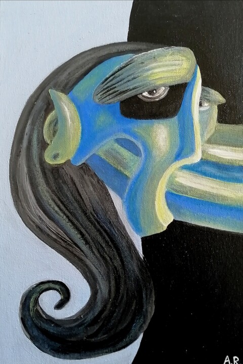 The other side 绘画, 11.8x7.9 in