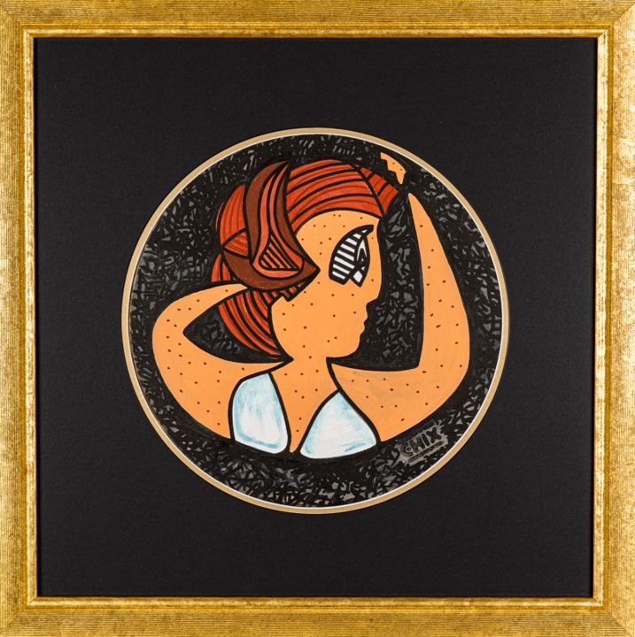 Peinture intitulée "Solstice" par Chix, Œuvre d'art originale, Acrylique