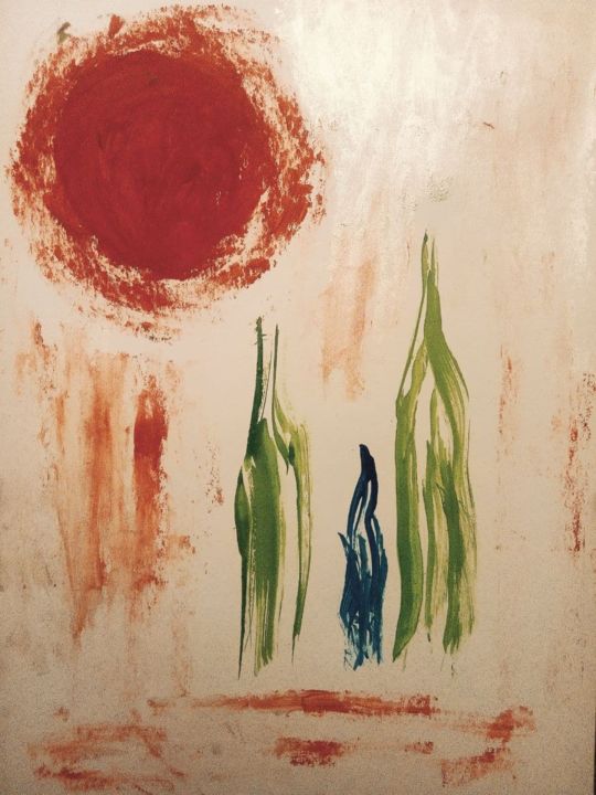 Drawing titled "bottles" by Jora Poshytilo, Original Artwork, Gouache