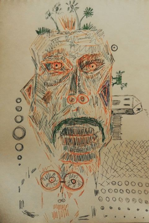 autoportret 图画, 11.4x8.3 in