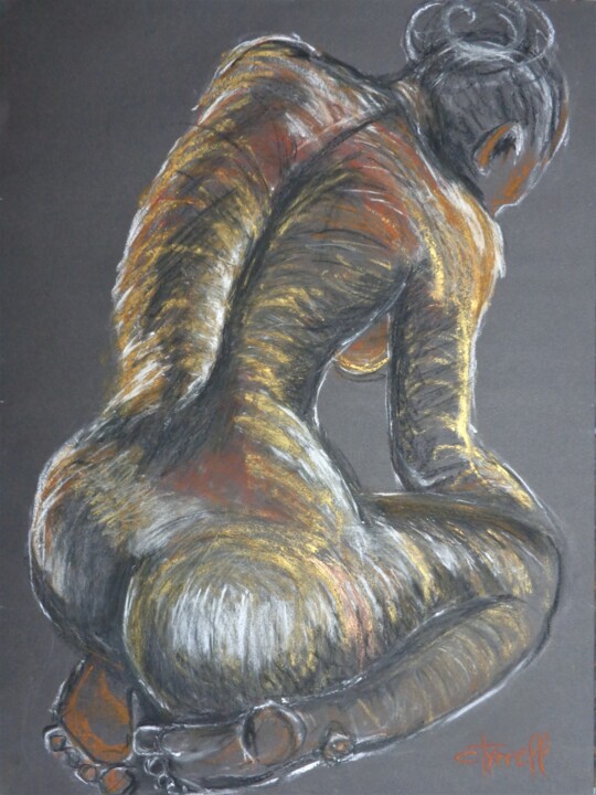 Tanned Figure 图画, 31.5x23.6 in