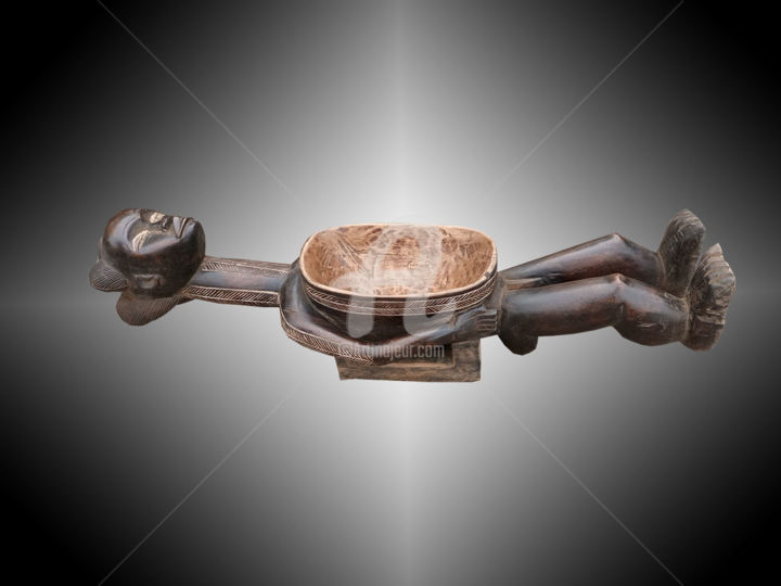 Statuette Dan art tribal art premier KA2021A004 雕塑, 27.6x7.9 in