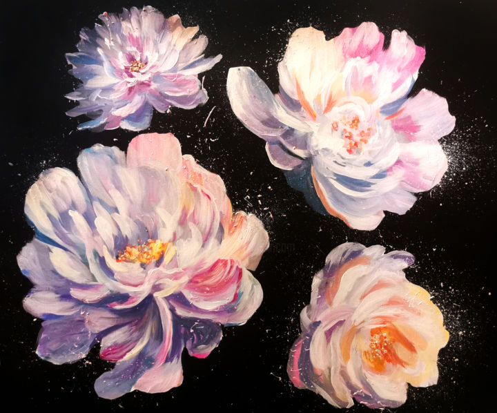 Flowers 绘画, 19.7x23.6 in