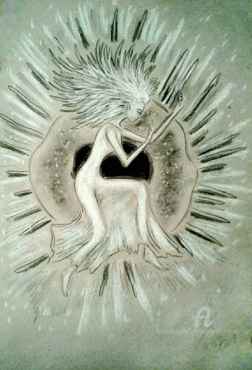 At the bottom of the abyss 图画, 19.7x13.6 in